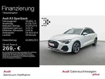 Używany Audi A3 S-Line 204 KM (150 kW) 2025 Biały Sedan/Limuzyna