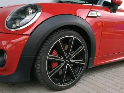 Usata Mini John Cooper Works Cabriolet 211 CV (155 kW) 2014 Rosso Cabrio