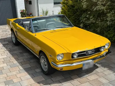 Gebraucht Ford Mustang GT 225 PS (165 kW) 1966 Gelb Cabrio