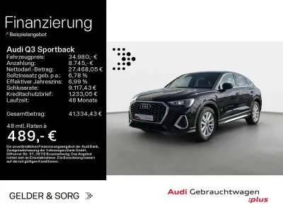 Gebraucht Audi Q3 S-Line 150 PS (110 kW) 2025 Mythosschwarz metallic SUV