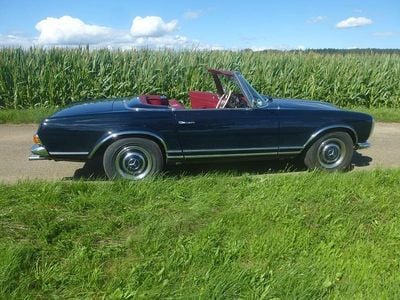 Usata Mercedes SL280 150 CV (110 kW) 1964 Blu Cabrio