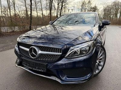 Blau Gebraucht 2017 Mercedes C200 AMG line Coupé | 23.690 € (Etwas zu teuer)