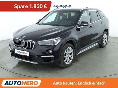 Gebraucht BMW X1 xLine 140 PS (102 kW) 2018 Schwarz ii/bonnet fluid black SUV