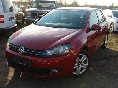 Gebraucht VW Golf VI Comfortline 122 PS (89 kW) 2009 Rot Kleinwagen