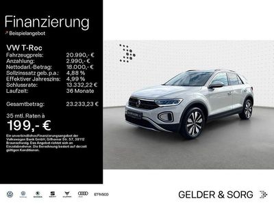 Gebraucht VW T-Roc Move 110 PS (80 kW) 2023 Grau SUV