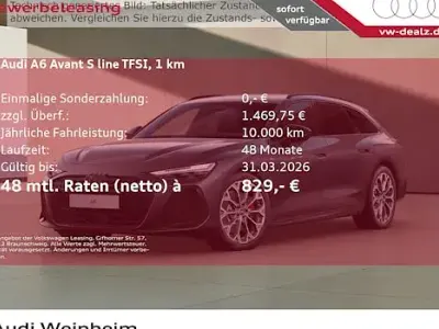 Nuova Audi A6 Advanced 367 CV (269 kW) 2026 Nero Station wagon