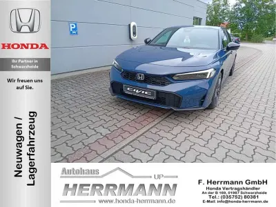 Neu Honda Civic Hybrid 184 PS (135 kW) 2026 Seabed blue p. Limousine