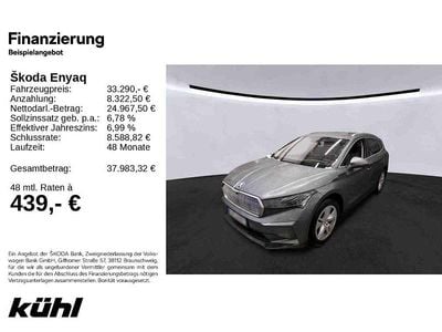 Graphitegrau metallic Gebraucht 2024 Skoda Enyaq iV Loft SUV | 32.990 € (Fairer Preis)