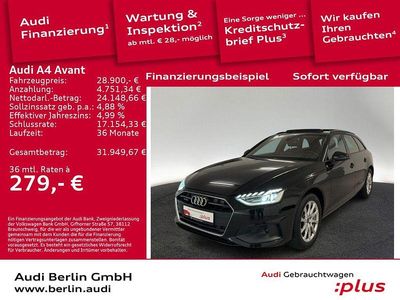 Gebraucht Audi A4 265 PS (194 kW) 2022 Brillantschwarz Kombi