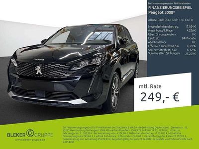 Usata Peugeot 3008 Allure 131 CV (96 kW) 2023 Nero SUV