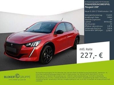 Gebraucht Peugeot e-208 GT 100 kW (136 PS) 2023 Rot Kleinwagen