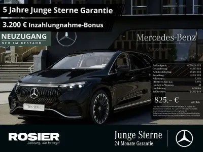 Gebraucht Mercedes EQS580 Premium Plus 400 kW (544 PS) 2024 Schwarz / obsidianschwarz SUV