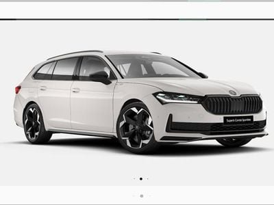 Weiß (weiss) Neu 2025 Skoda Superb SportLine Kombi | 49.000 € (Guter Preis)