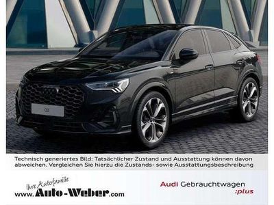 Schwarz Gebraucht 2024 Audi Q3 Sportback S-Line SUV | 48.590 € (Teuer)
