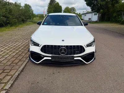 Gebraucht Mercedes CLA45 AMG Shooting Brake AMG 421 PS (309 kW) 2020 Weiß Kombi