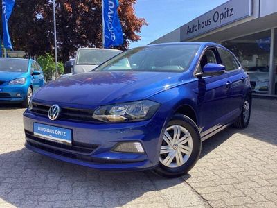 Gebraucht VW Polo Trendline 80 PS (58 kW) 2020 Blau Kleinwagen