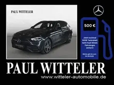 Gebraucht Mercedes C200 AMG line 204 PS (150 kW) 2024 Lack graphitgrau Kombi