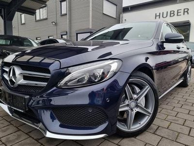 Blau Gebraucht 2018 Mercedes C220 AMG Limousine | 23.400 € (Etwas zu teuer)