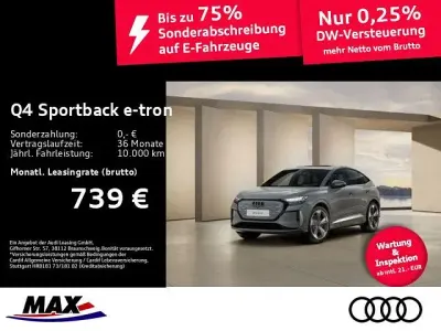 Neu Audi Q4 Sportback e-tron Performance 210 kW (286 PS) 2026 Grau SUV
