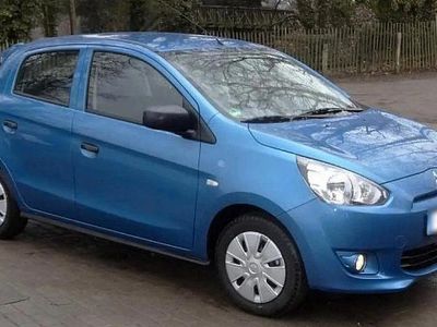 Second-hand Mitsubishi Space Star 80 CP (58 kW) 2013 Albastru Monovolum