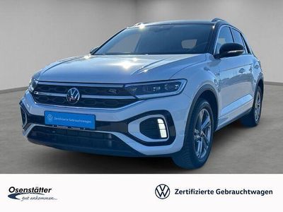 Gebraucht VW T-Roc R-line 150 PS (110 kW) 2024 Schwarz (titanschwarzanthrazit / titanschwarz / schwarz) SUV