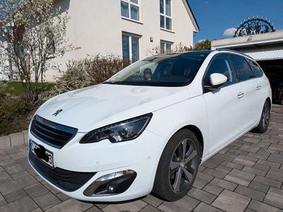 Usata Peugeot 308 SW Allure 120 CV (88 kW) 2015 Bianco Station wagon