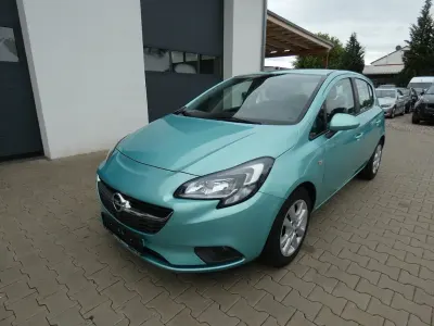 Gebraucht Opel Corsa Edition 90 PS (66 kW) 2015 Grün Kleinwagen