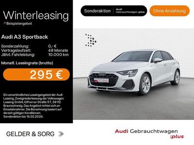 Gletscherweiß metallic Gebraucht 2025 Audi A3 S-Line Limousine | 33.280 € (Guter Preis)