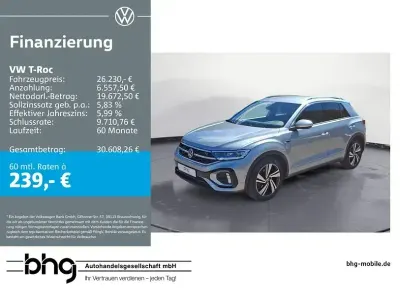 Gebraucht VW T-Roc R-line 190 PS (139 kW) 2022 Silber SUV