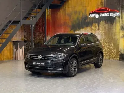 Gebraucht VW Tiguan Allspace Highline 200 PS (147 kW) 2021 Schwarz SUV
