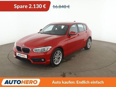 Gebraucht BMW 116 Sport Line 109 PS (80 kW) 2019 Rot Kleinwagen