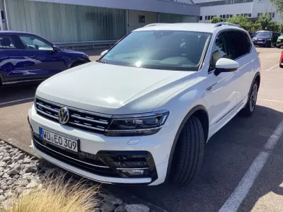 Gebraucht VW Tiguan Allspace Comfortline 190 PS (139 kW) 2019 Weiß SUV