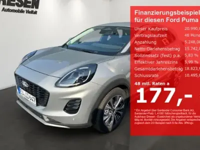 Gebraucht Ford Puma Titanium 125 PS (91 kW) 2025 Solarsilber SUV