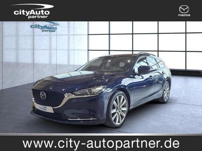 Gebraucht Mazda 6 Exclusive-Line 194 PS (142 kW) 2024 Deep crystal blue perleffekt (metallic) Kombi