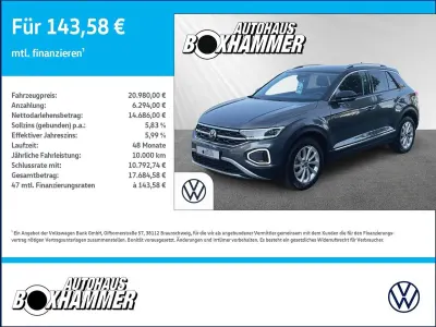 Occasion VW T-Roc Style 110 ch (80 kW) 2022 Gris SUV