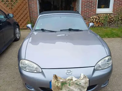 Brugt Mazda MX5 110 HK (80 kW) 2004 Sølv Cabriolet