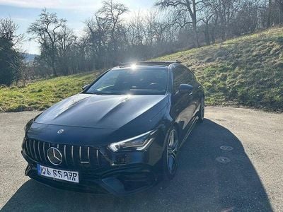 Gebraucht Mercedes CLA45 AMG Shooting Brake AMG 421 PS (309 kW) 2022 Schwarz Kombi
