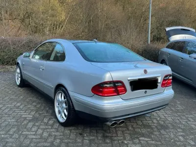 Gebraucht Mercedes CLK430 279 PS (205 kW) 1999 Silber Coupé