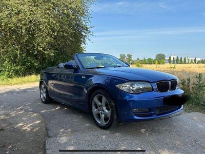 Usata BMW 120 Cabriolet 170 CV (125 kW) 2009 Blu Cabrio
