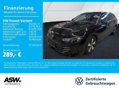 Gebraucht VW Passat Business 204 PS (150 kW) 2025 Grenadillschwarz metallic Kombi