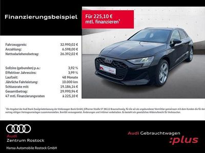 Gebraucht Audi A3 Ambiente 116 PS (85 kW) 2025 Mythosschwarz metallic Limousine