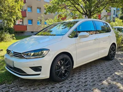 Gebraucht VW Golf Sportsvan Highline 150 PS (110 kW) 2016 Weiß Van / Kleinbus