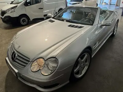 Gebraucht Mercedes SL500 306 PS (225 kW) 2001 Silber Cabrio