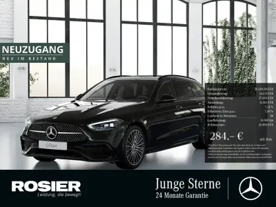 Gebraucht Mercedes C200 Advanced Plus 163 PS (119 kW) 2024 Schwarz / obsidianschwarz Kombi