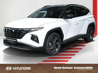 Gebraucht Hyundai Tucson Advantage 150 PS (110 kW) 2024 Serenity white / abyss black / SUV
