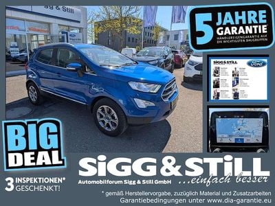 Gebraucht Ford Ecosport Titanium 125 PS (91 kW) 2019 Saphirblau metallic SUV