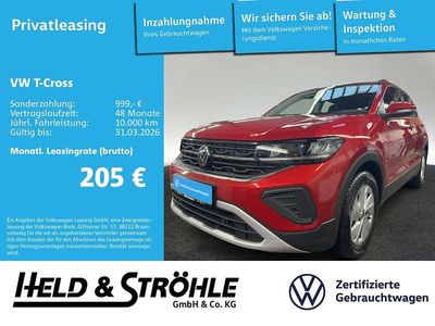 Kings red metallic Gebraucht 2024 VW T-Cross Life SUV | 21.220 € (Guter Preis)
