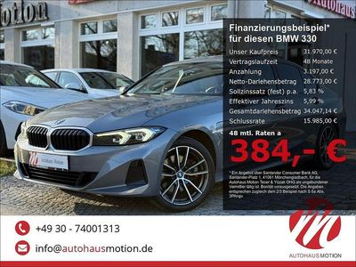 Gebraucht BMW 330e Sport Line 292 PS (214 kW) 2022 Skyscraper grau metallic Limousine