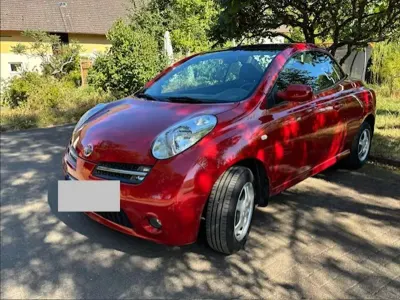 Gebraucht Nissan Micra 88 PS (64 kW) 2005 Rot Cabrio