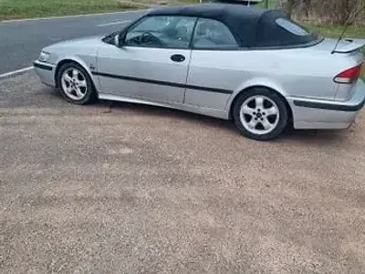 Gebraucht Saab 9-3 Cabriolet 205 PS (150 kW) 2000 Silber Cabrio